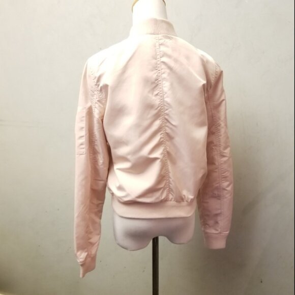 Vera Moda peal pink bomber jacket womens size XS - Picture 2 of 6